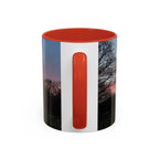 Sunset Silhouette In Derby, UK Coffee Mug — Scenic Tree Silhouette at Dusk (11/15oz)
