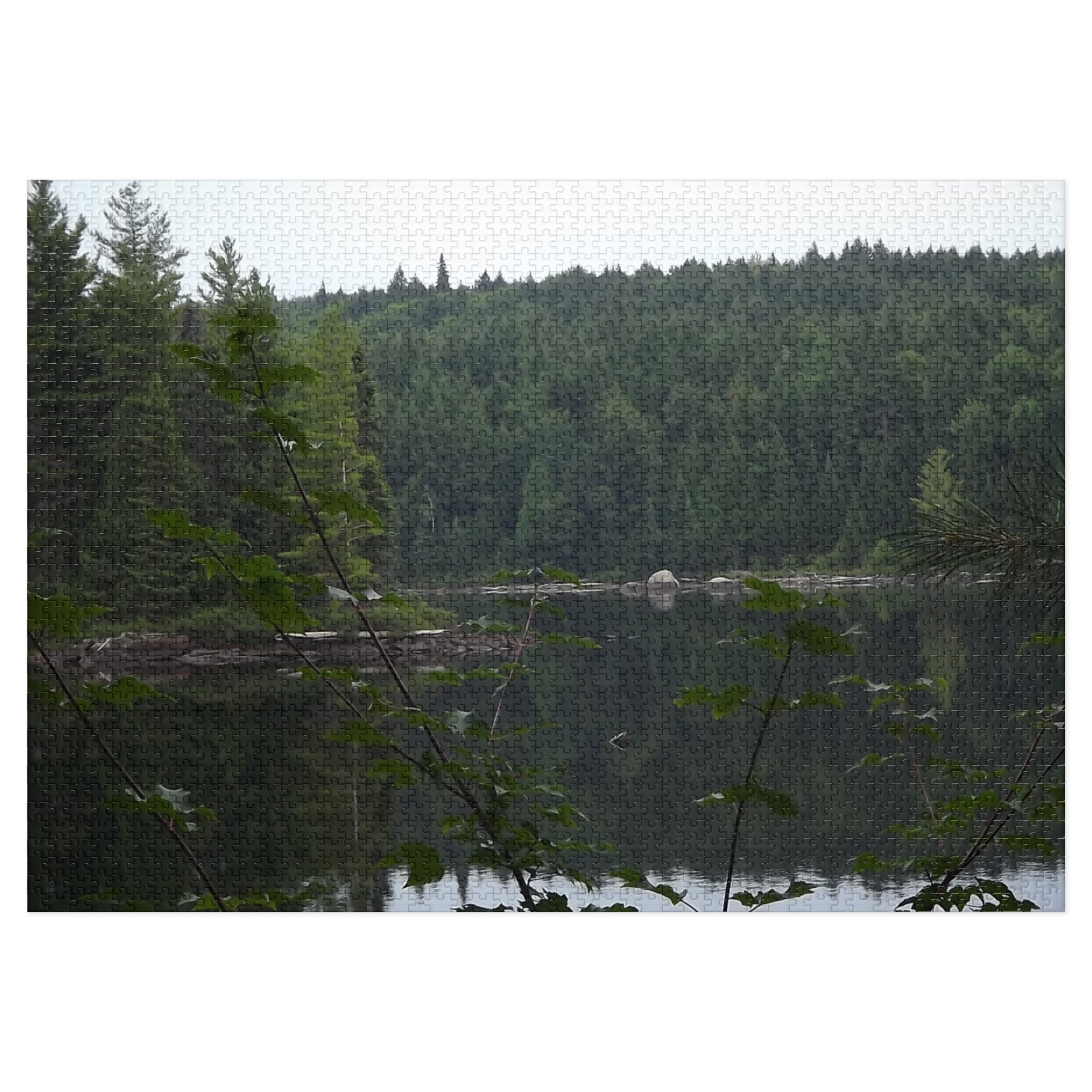 Lake Forest Landscape Jigsaw Puzzle