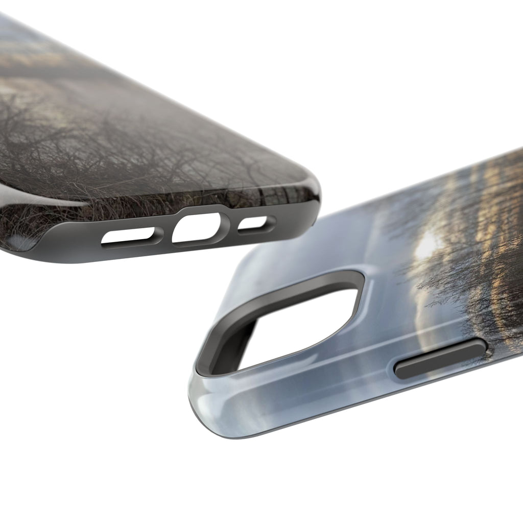 Phone Case — Moody Winter River Landscape Magnetic Impact-Resistant Case