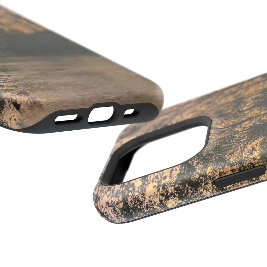 Nature River Sunset Phone Case — Magnetic Impact‑Resistant