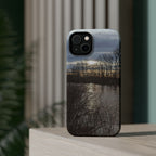 Phone Case — Moody Winter River Landscape Magnetic Impact-Resistant Case