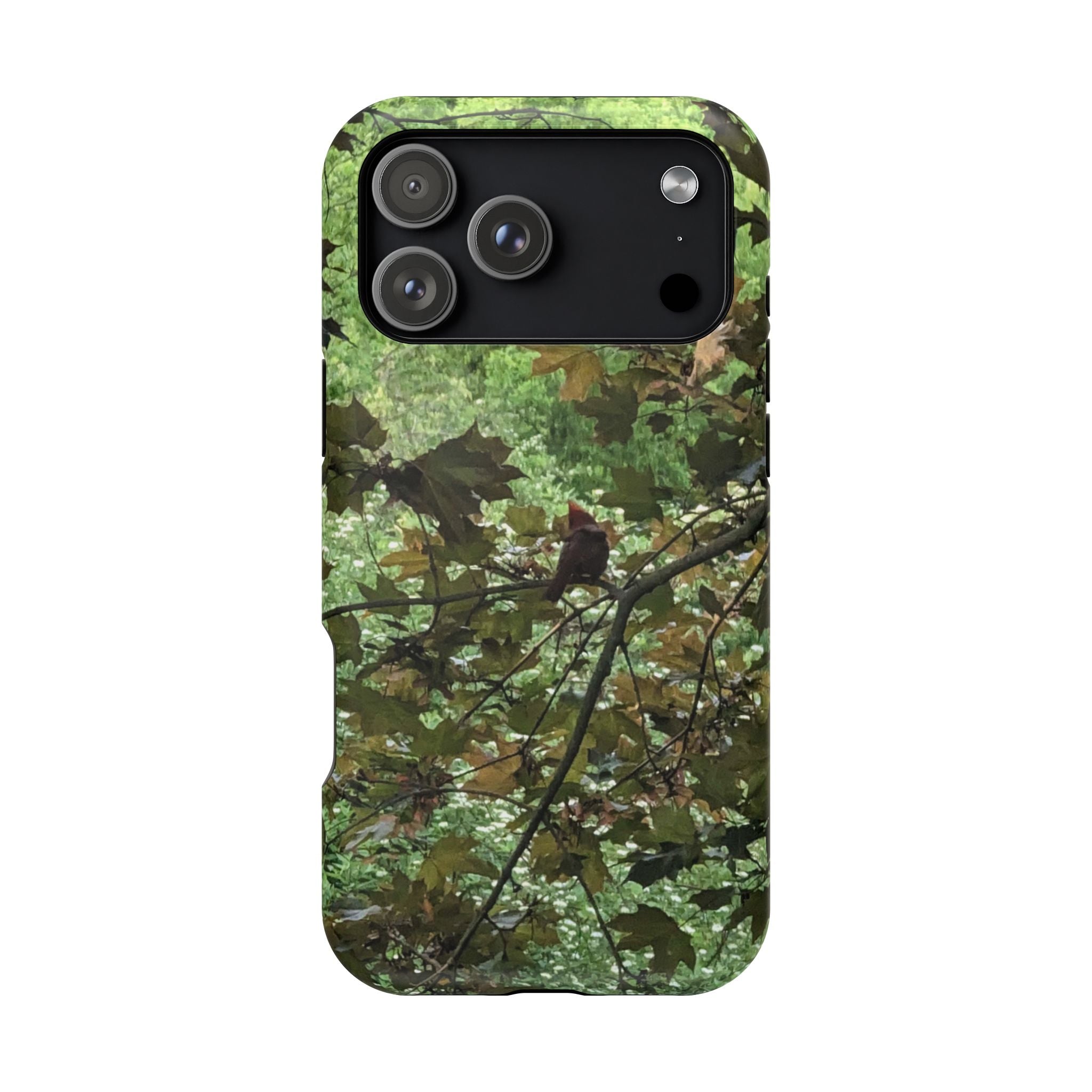 Camo Woodland Phone Case — Magnetic Impact‑Resistant iPhone Cover