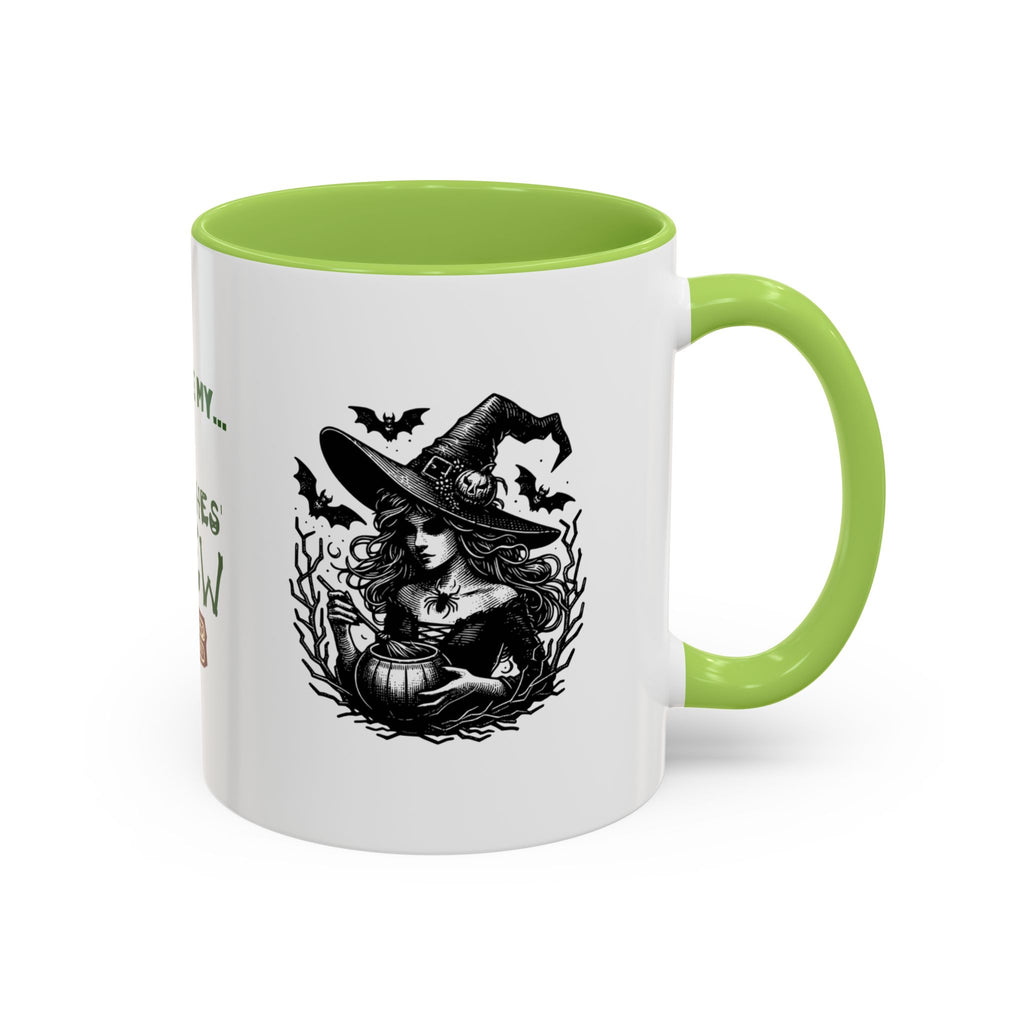 Witches Brew Coffee Mug — 'Not Before My Witches Brew' Halloween Witch Cup