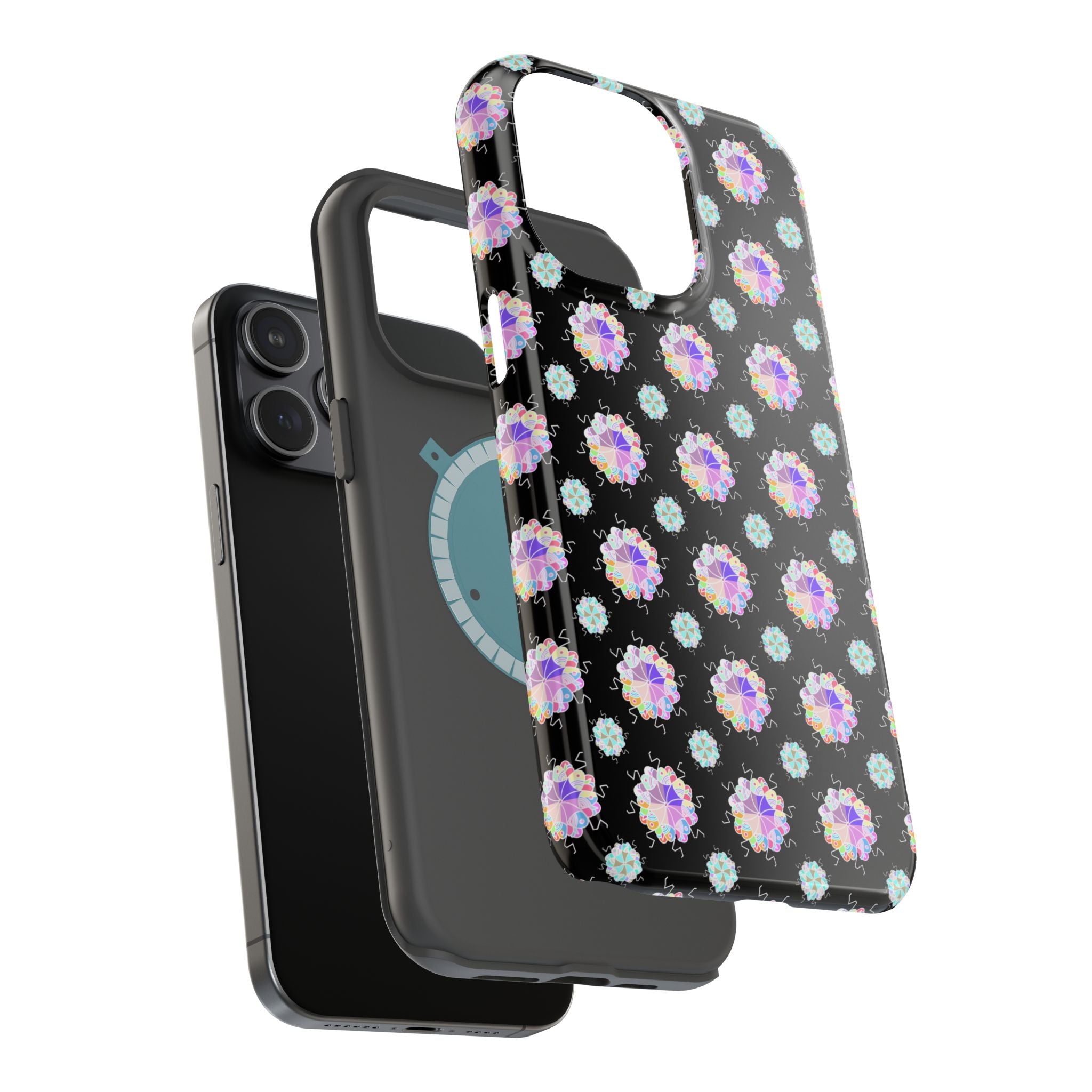 Floral Mosaic Magnetic Impact Phone Case
