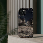 Winter Night Snow Road Magnetic Impact-Resistant Phone Case