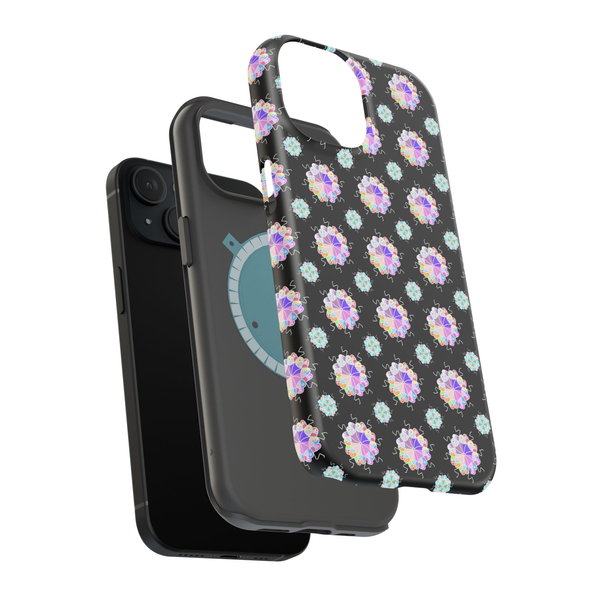 Floral Mosaic Magnetic Impact Phone Case