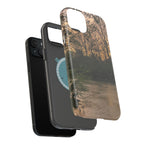 Nature River Sunset Phone Case — Magnetic Impact‑Resistant