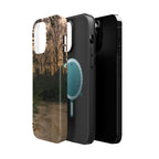 Nature River Sunset Phone Case — Magnetic Impact‑Resistant