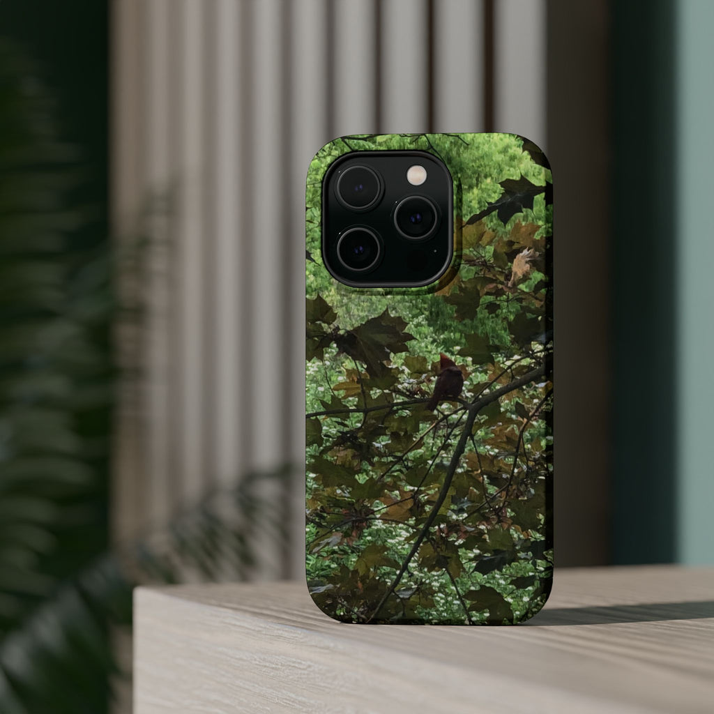 Camo Woodland Phone Case — Magnetic Impact‑Resistant iPhone Cover
