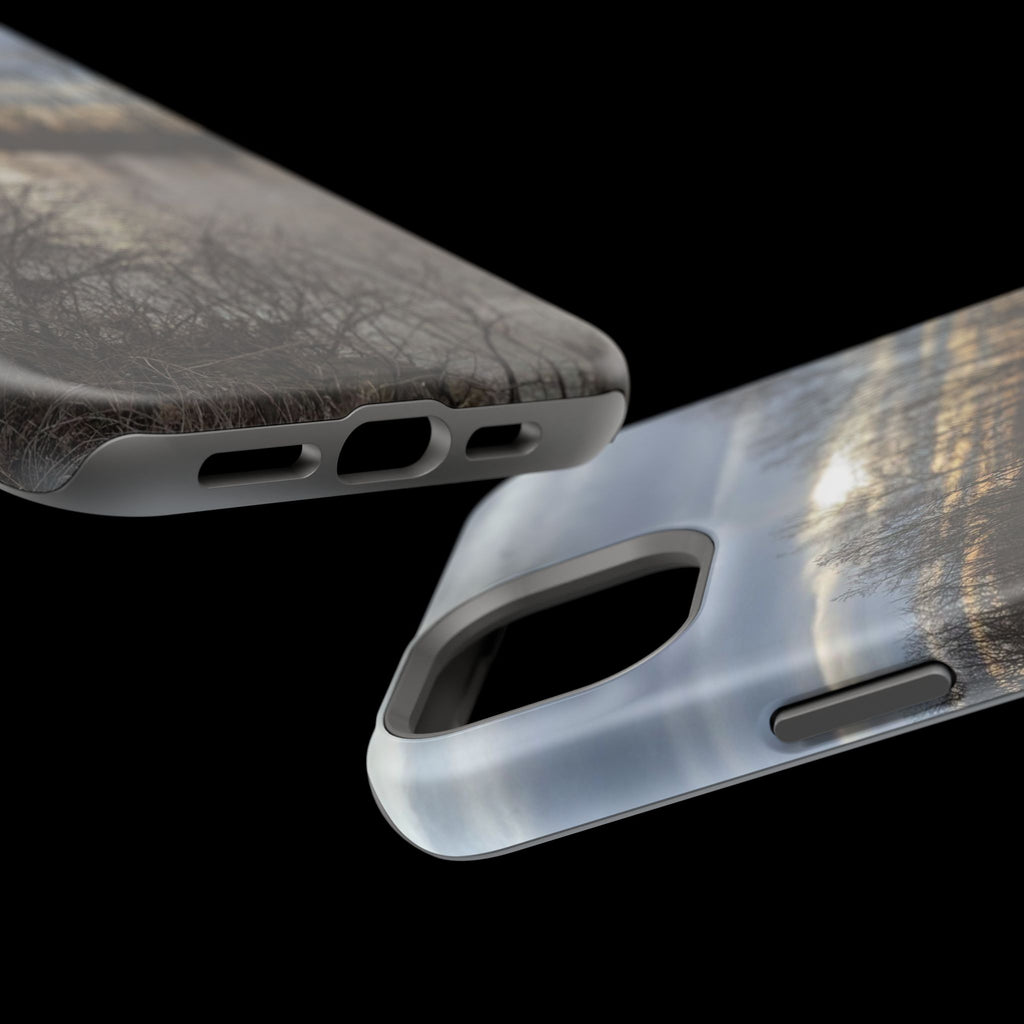 Phone Case — Moody Winter River Landscape Magnetic Impact-Resistant Case