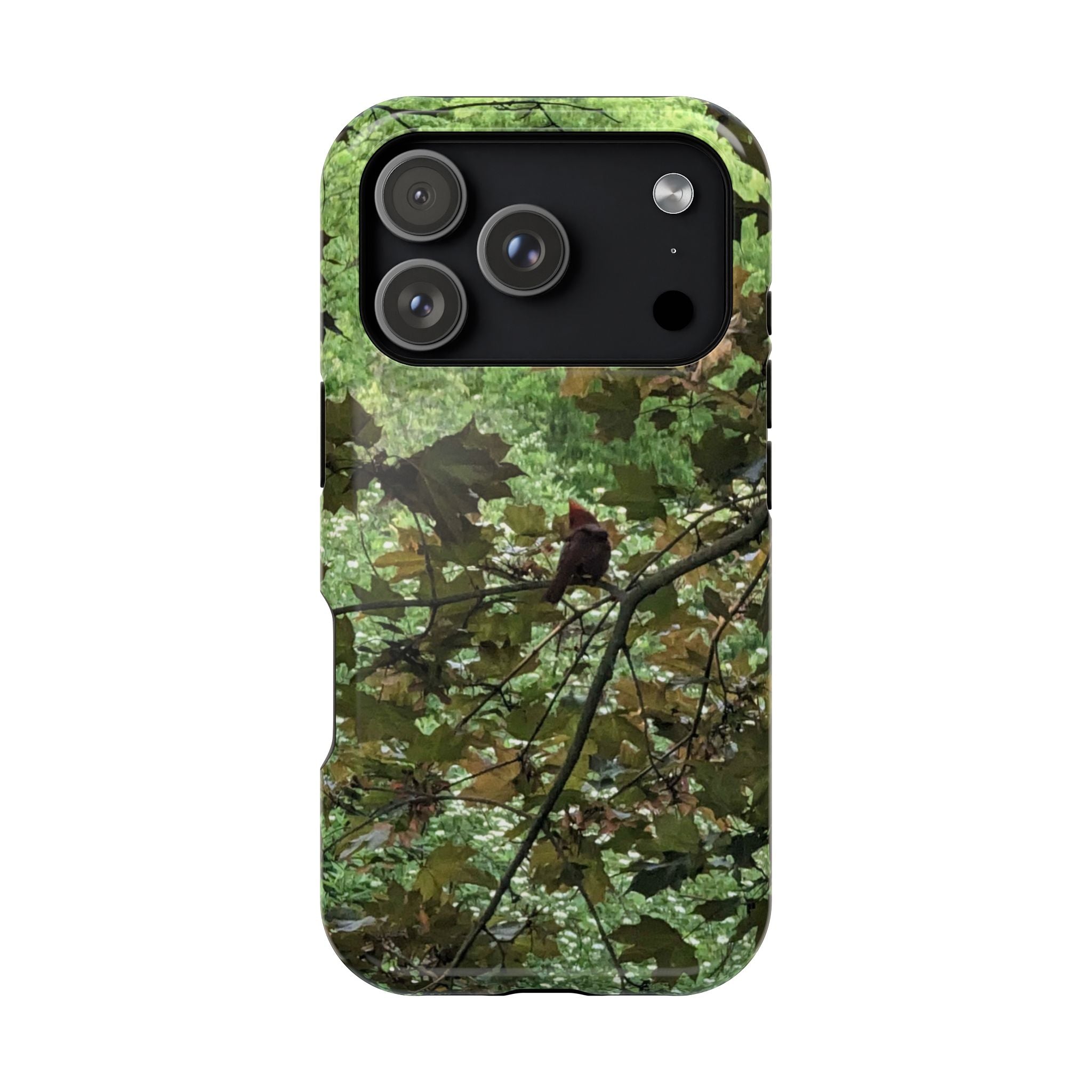 Camo Woodland Phone Case — Magnetic Impact‑Resistant iPhone Cover