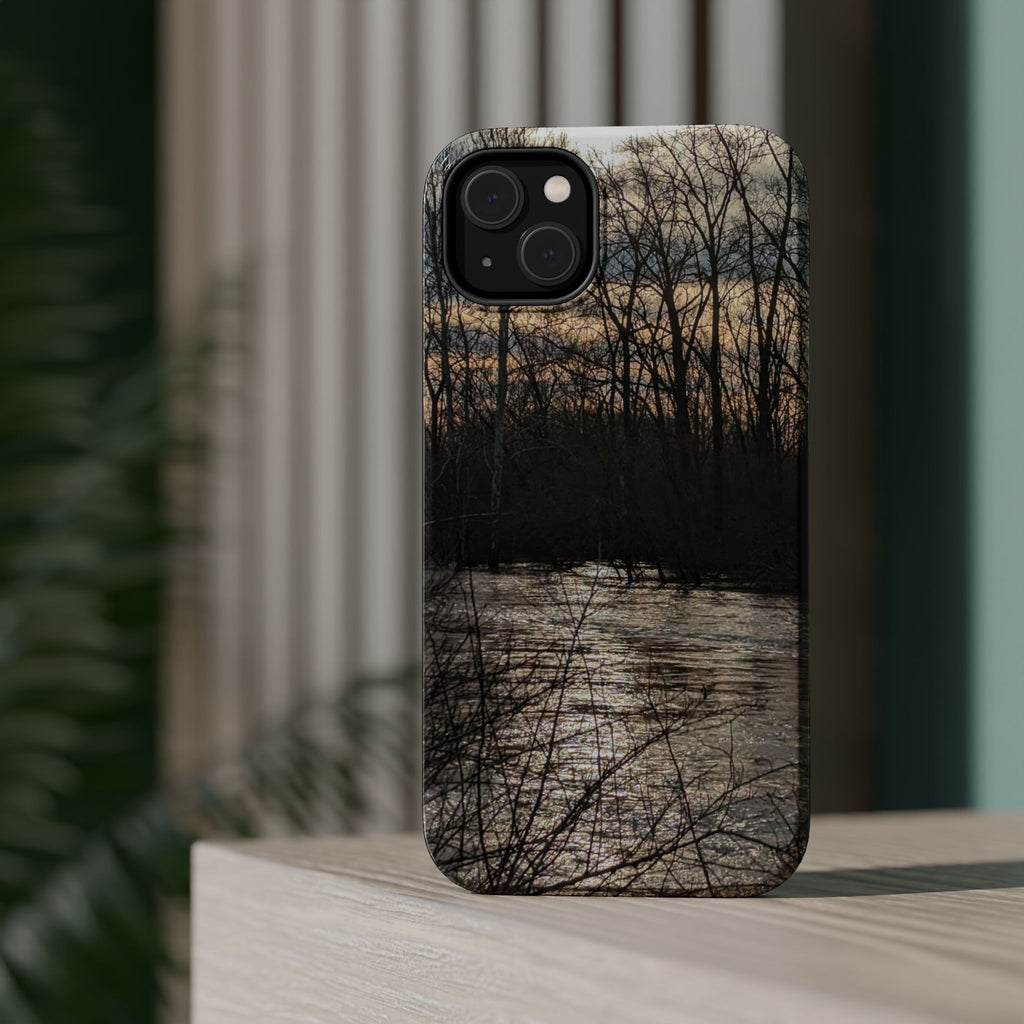 Phone Case — River Sunset Wilderness Magnetic Impact-Resistant Case
