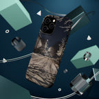 Winter Night Snow Road Magnetic Impact-Resistant Phone Case