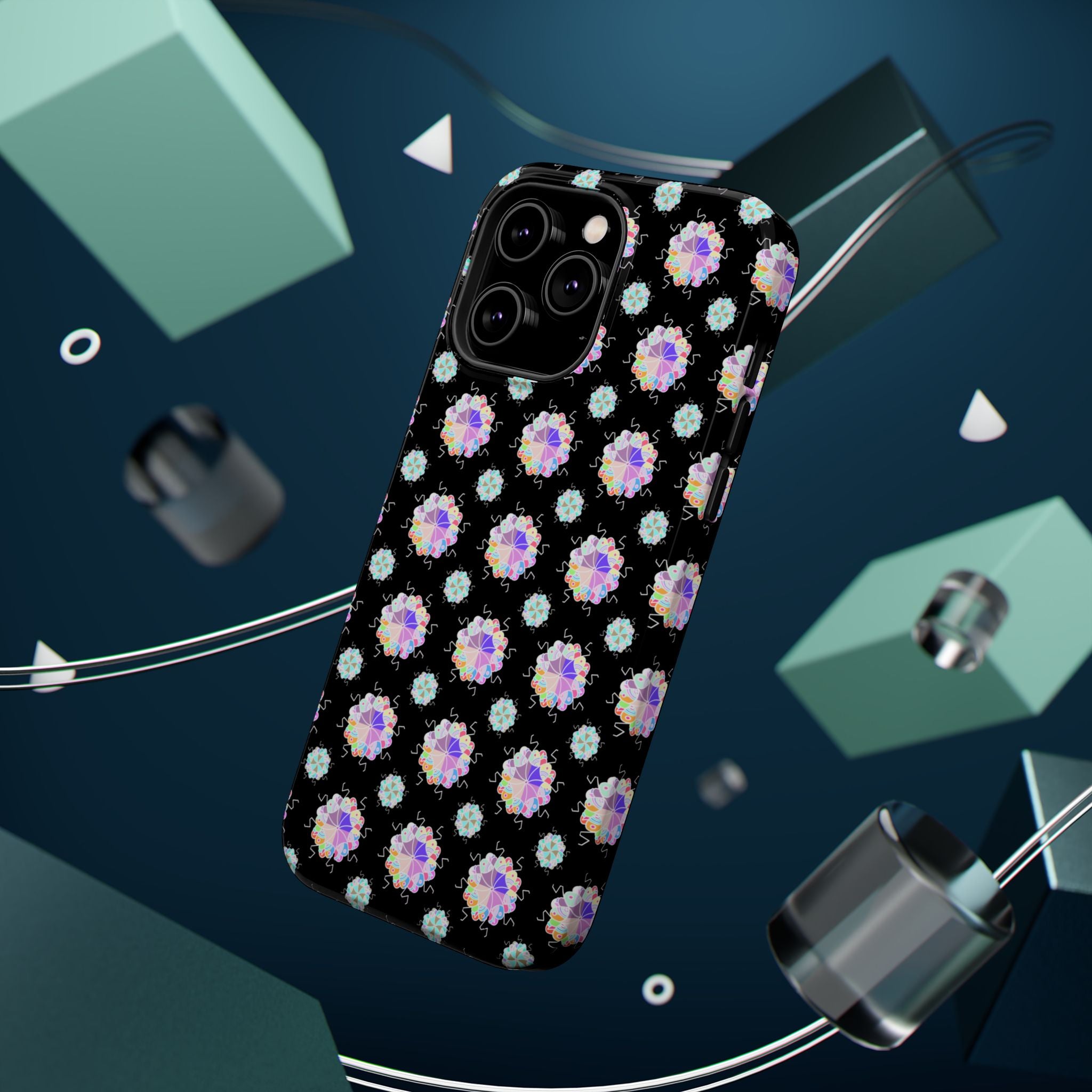 Floral Mosaic Magnetic Impact Phone Case