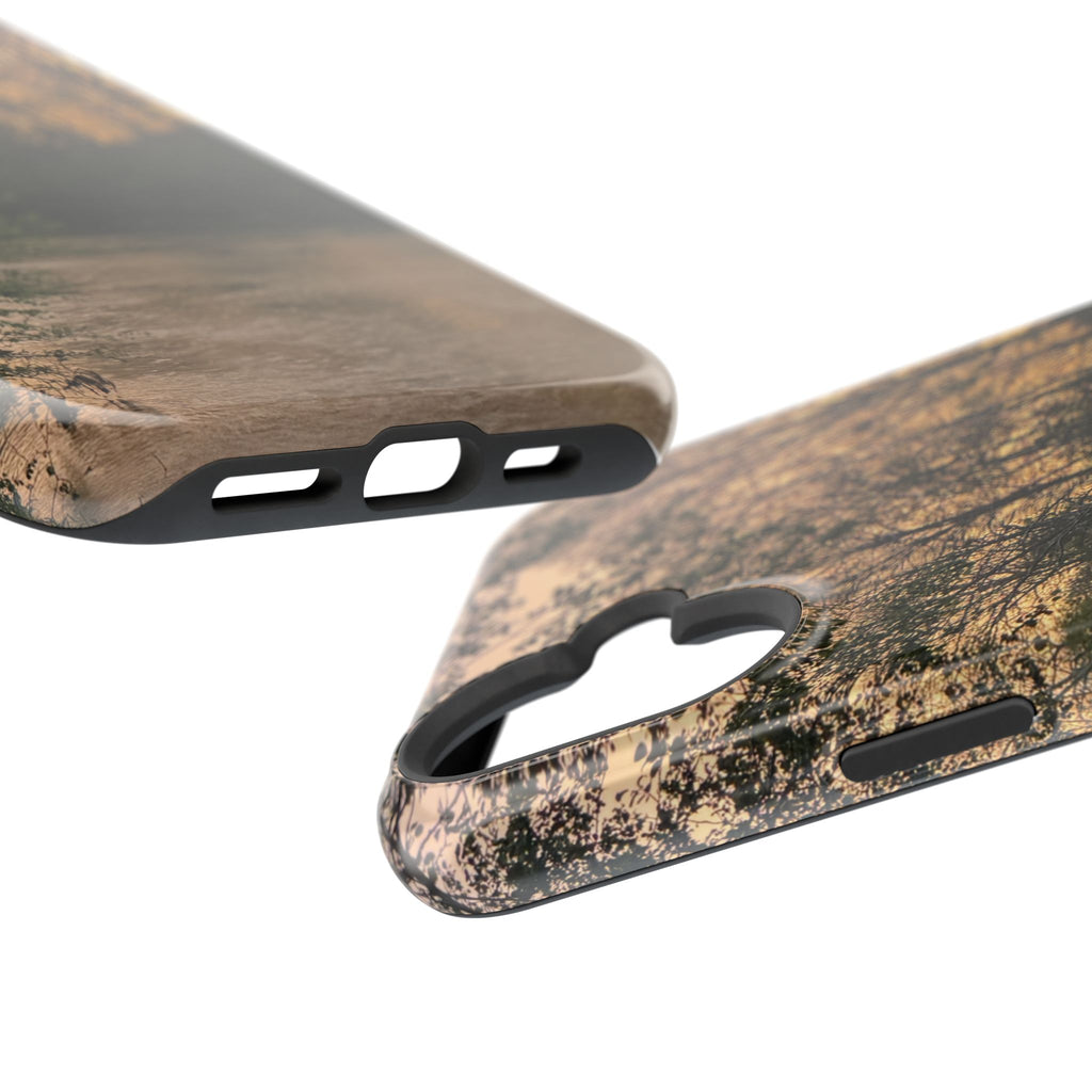 Nature River Sunset Phone Case — Magnetic Impact‑Resistant