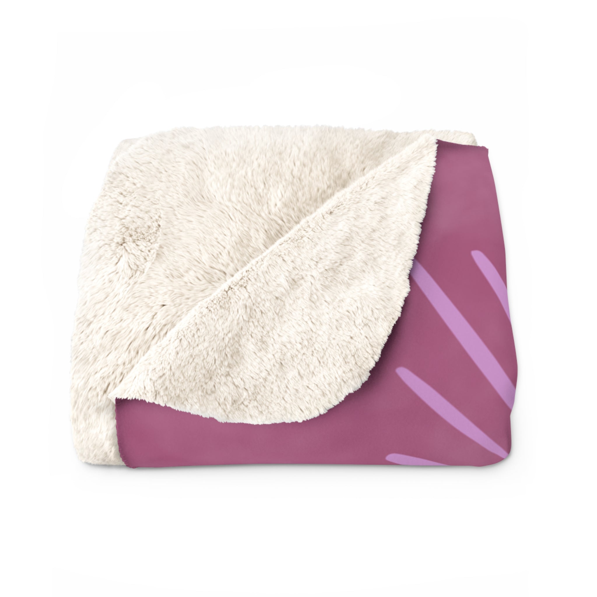 Everything Will Be OK Sherpa Blanket — Cute Witch Cat Cozy Throw
