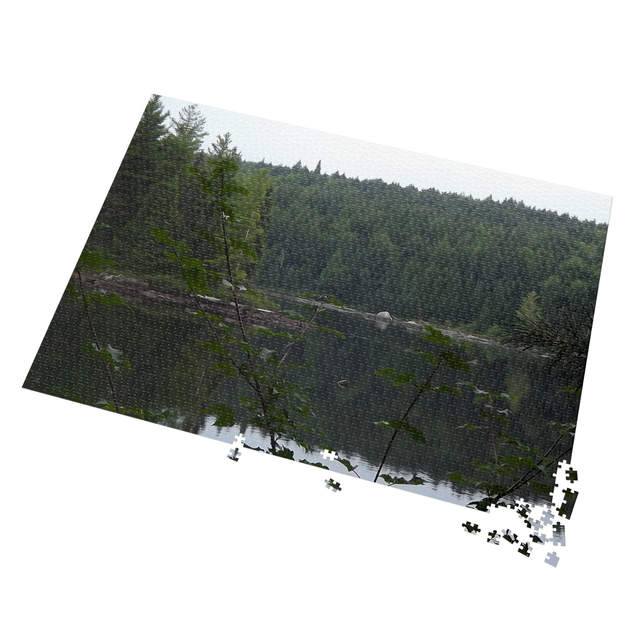 Lake Forest Landscape Jigsaw Puzzle