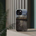 Phone Case — Moody Winter River Landscape Magnetic Impact-Resistant Case