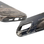 Winter Night Snow Road Magnetic Impact-Resistant Phone Case
