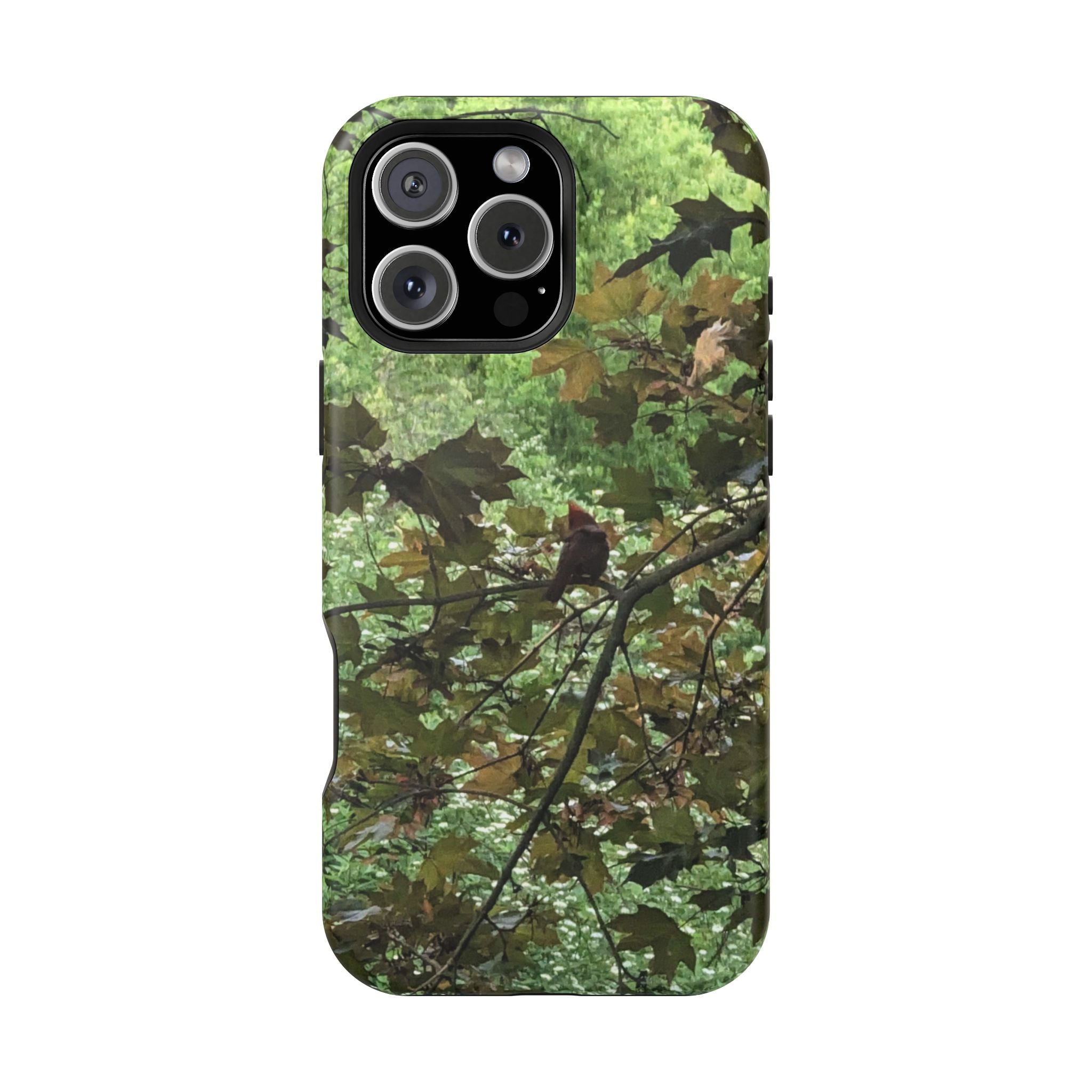 Camo Woodland Phone Case — Magnetic Impact‑Resistant iPhone Cover