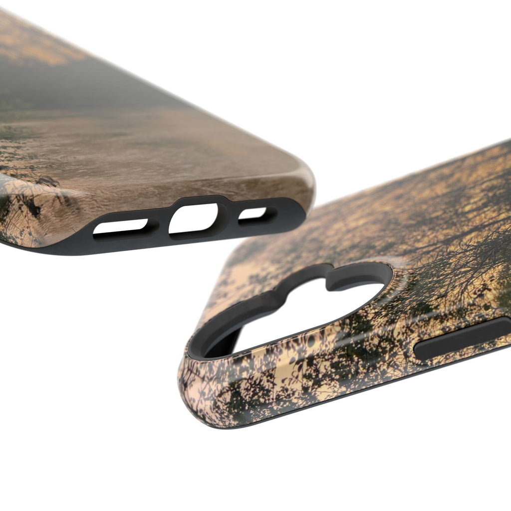 Nature River Sunset Phone Case — Magnetic Impact‑Resistant