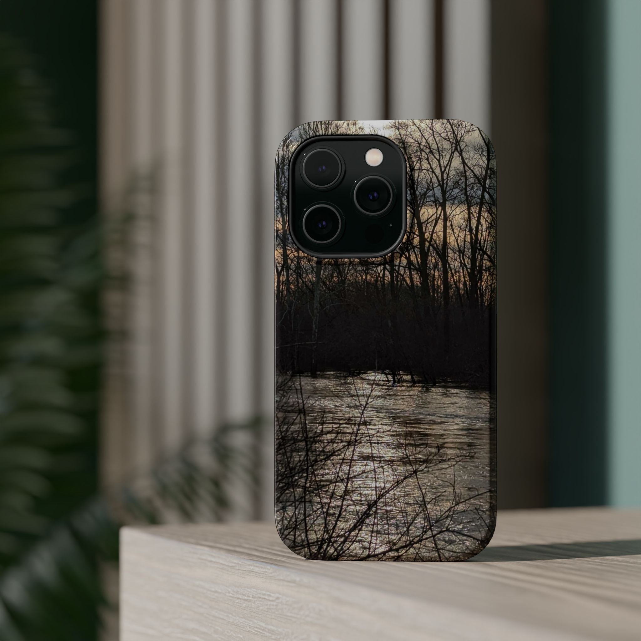 Phone Case — River Sunset Wilderness Magnetic Impact-Resistant Case