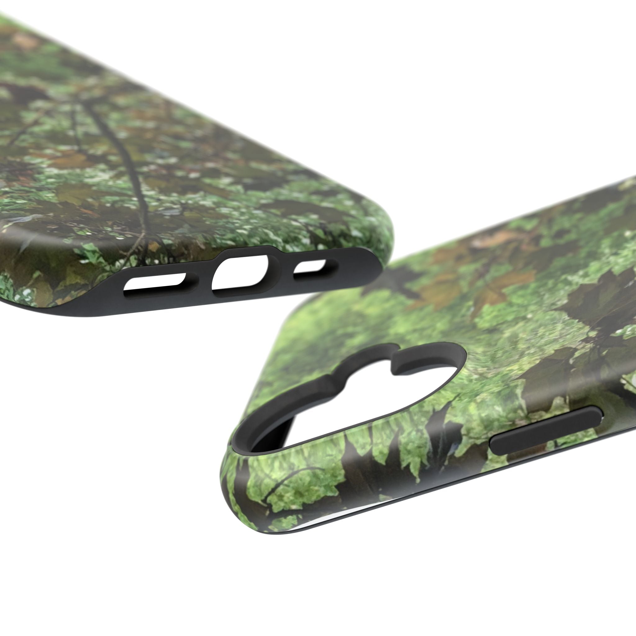 Camo Woodland Phone Case — Magnetic Impact‑Resistant iPhone Cover