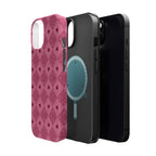 Pink Vintage Hearts Magnetic Impact-Resistant Phone Case