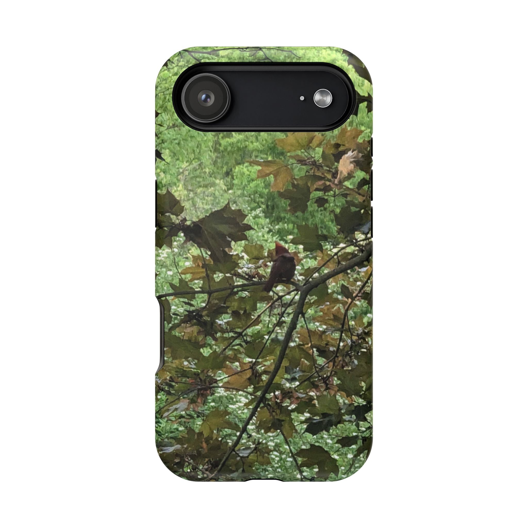 Camo Woodland Phone Case — Magnetic Impact‑Resistant iPhone Cover