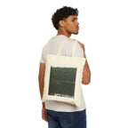 Canvas Tote Bag — Nature Photo Prints (Forest Lake & Brown Butterfly)