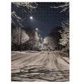 Snowy Winter Night Street Jigsaw Puzzle with Tin
