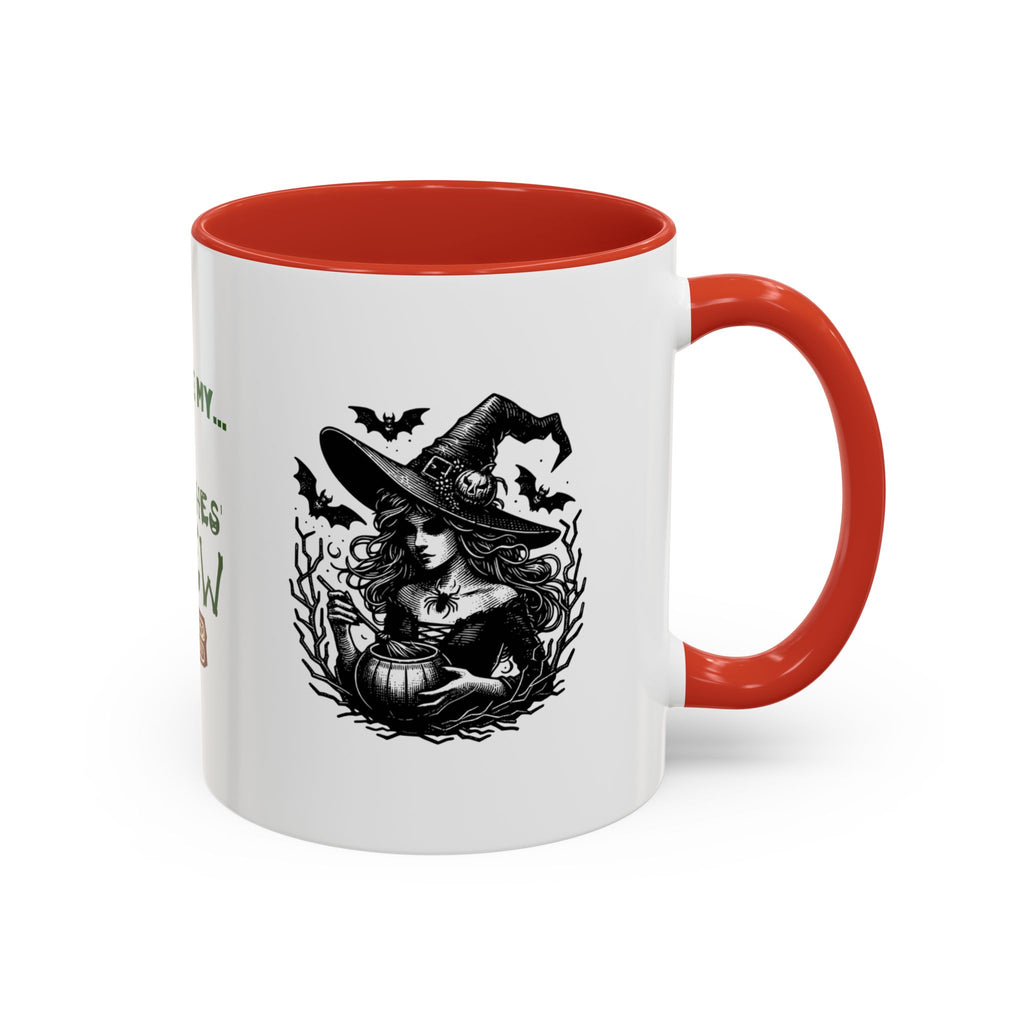 Witches Brew Coffee Mug — 'Not Before My Witches Brew' Halloween Witch Cup