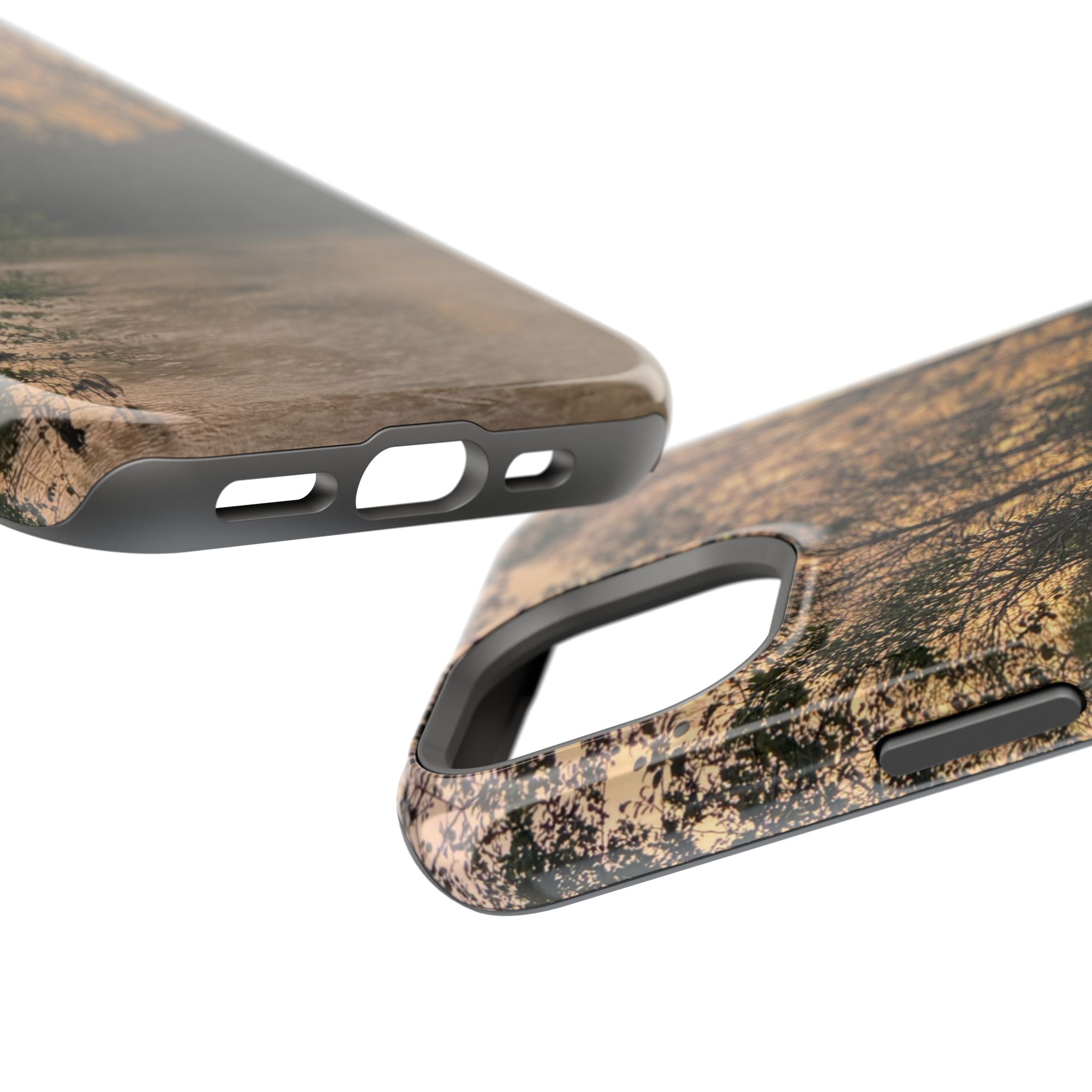 Nature River Sunset Phone Case — Magnetic Impact‑Resistant