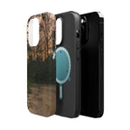 Nature River Sunset Phone Case — Magnetic Impact‑Resistant