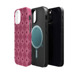 Pink Vintage Hearts Magnetic Impact-Resistant Phone Case