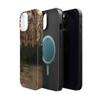 Nature River Sunset Phone Case — Magnetic Impact‑Resistant