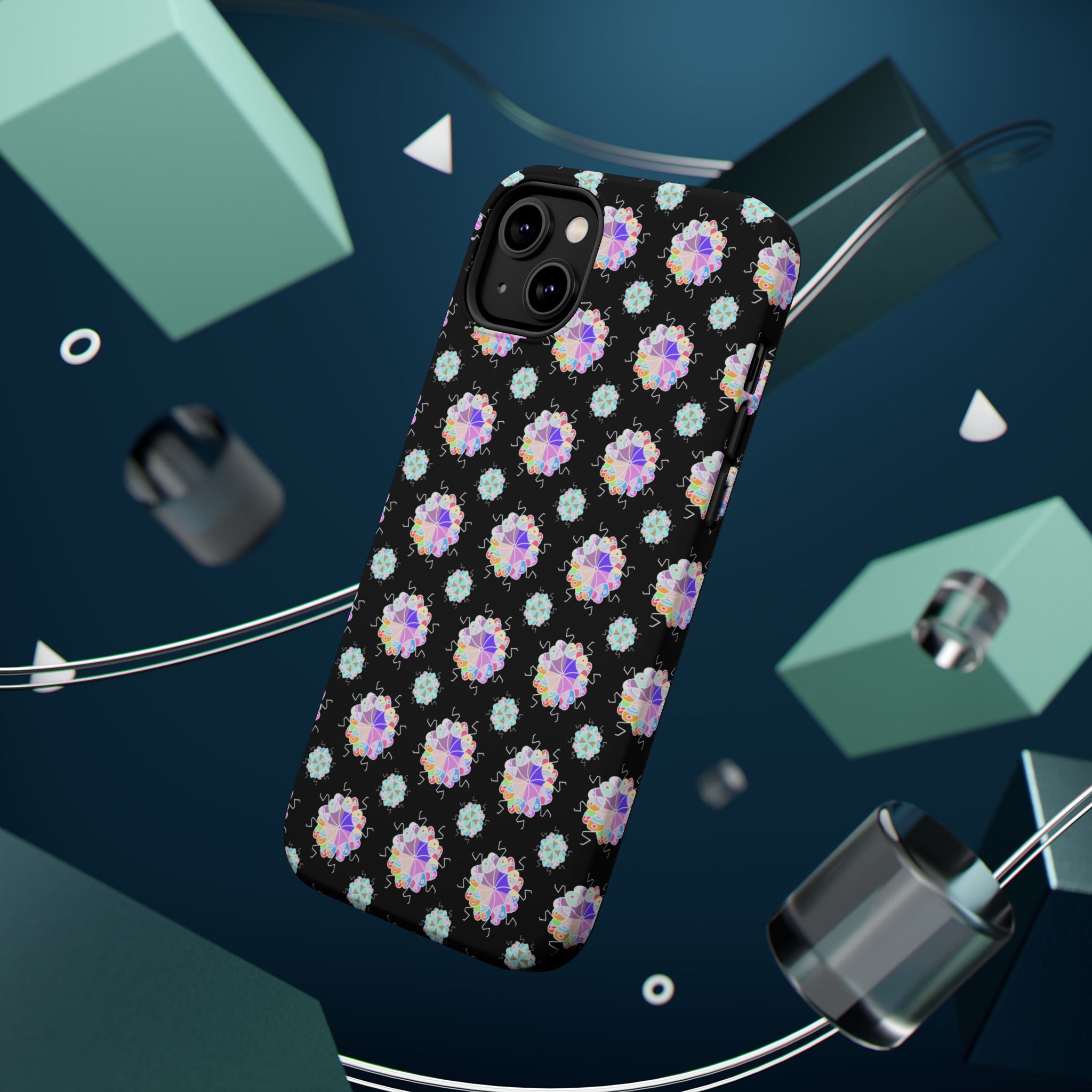 Floral Mosaic Magnetic Impact Phone Case