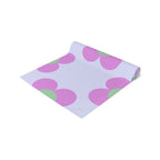Pastel Floral Table Runner — Pink & Green Daisy Pattern
