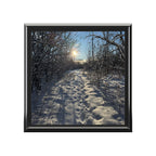 Winter Sun Snow Path Jewelry Box