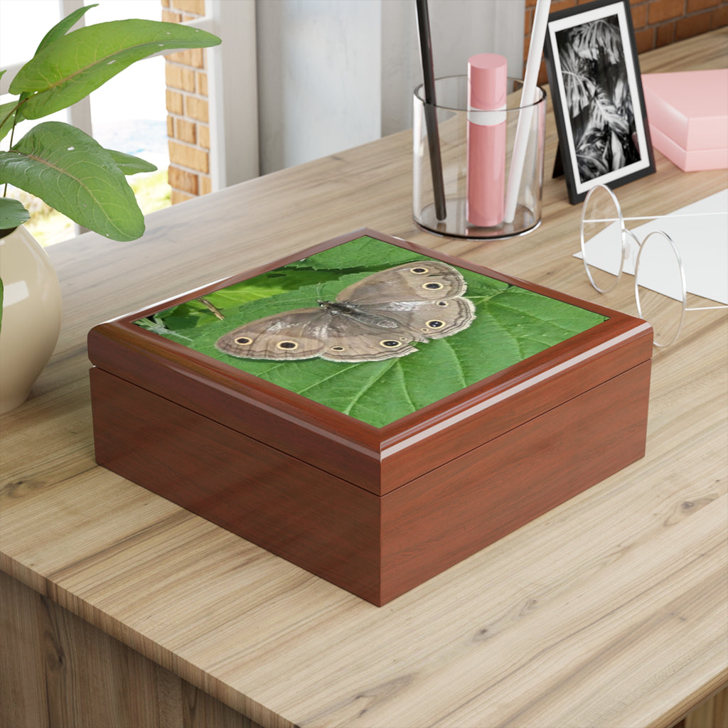 Butterfly Jewelry Box - Nature Photo Keepsake Box