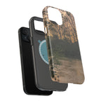 Nature River Sunset Phone Case — Magnetic Impact‑Resistant