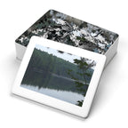 Lake Reflection Jigsaw Puzzle (with Tin) — Tranquil Forest Landscape Puzzle