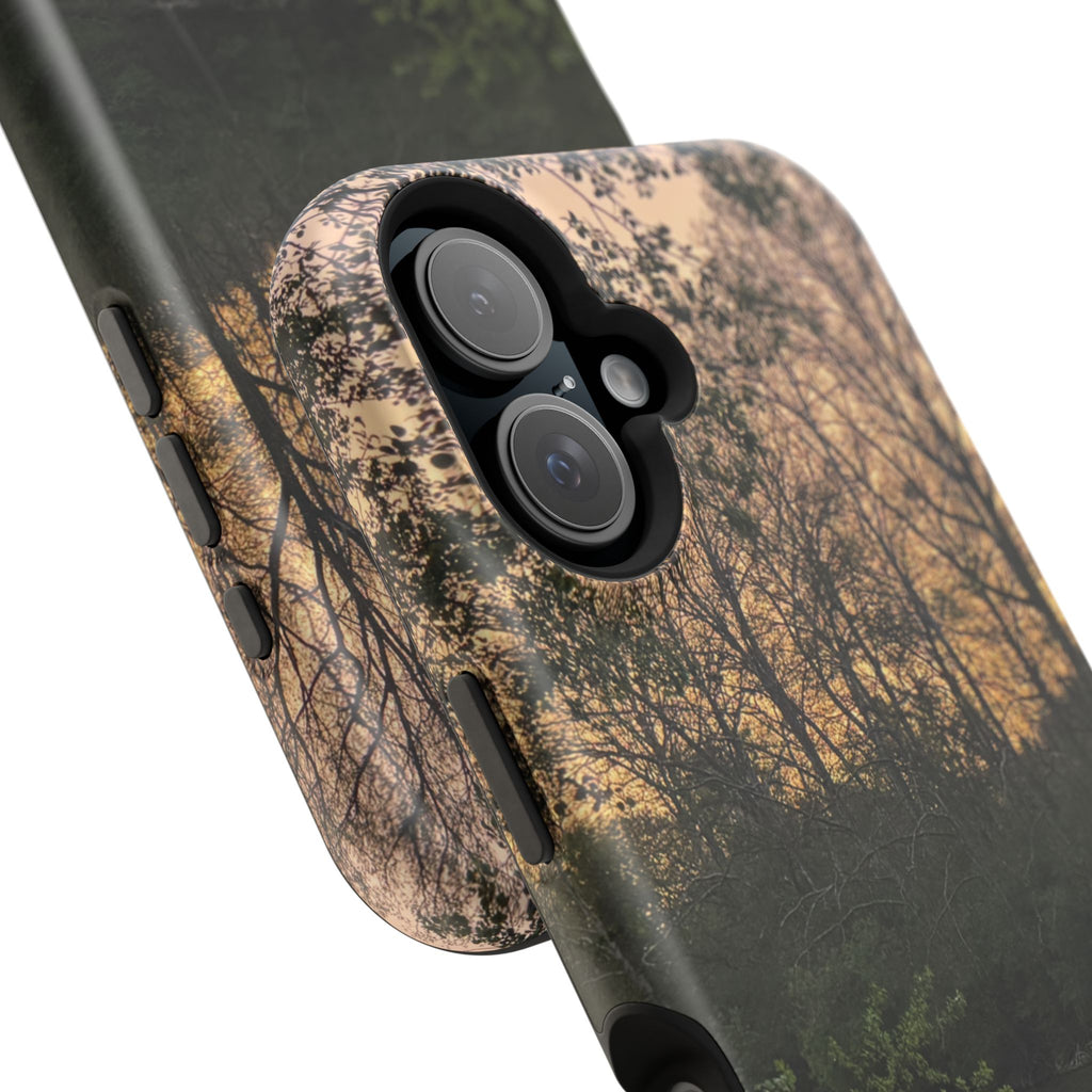Nature River Sunset Phone Case — Magnetic Impact‑Resistant