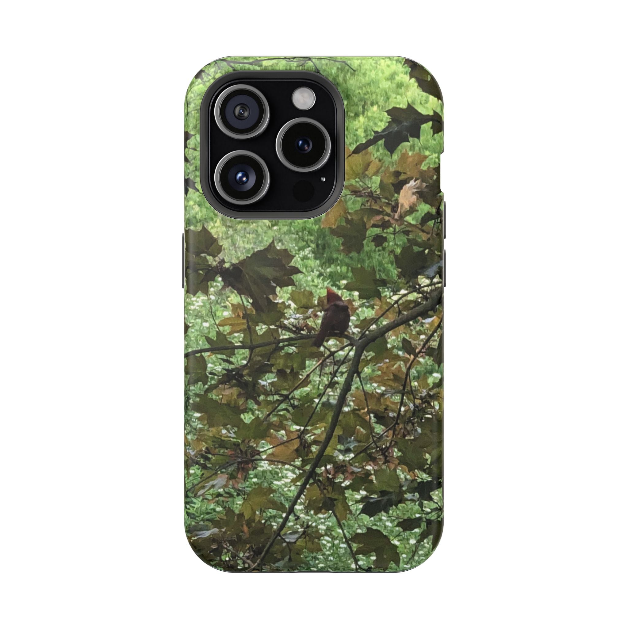 Camo Woodland Phone Case — Magnetic Impact‑Resistant iPhone Cover