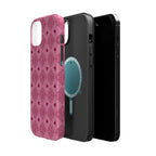 Pink Vintage Hearts Magnetic Impact-Resistant Phone Case