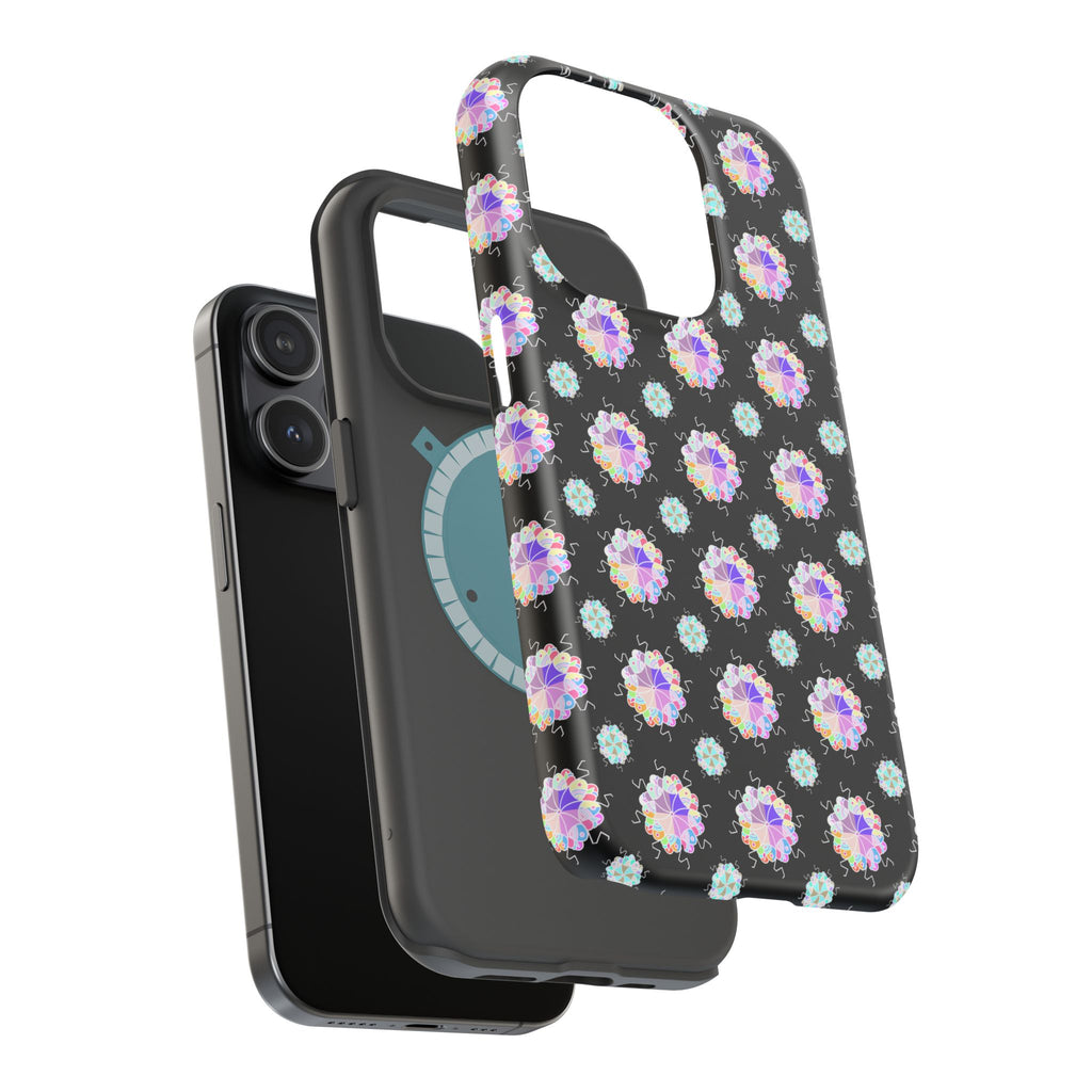 Floral Mosaic Magnetic Impact Phone Case