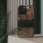 Nature River Sunset Phone Case — Magnetic Impact‑Resistant
